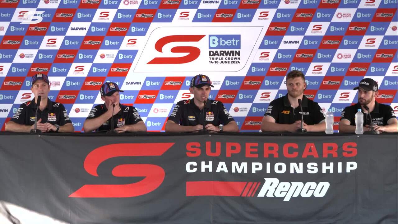 Sunday Press Conference 2024 Betr Darwin Triple Crown Supercars