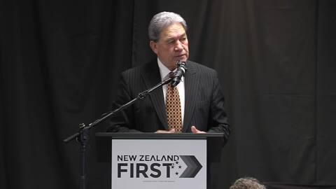 Video for NZ First Leader targets the media and National leadership in speech 