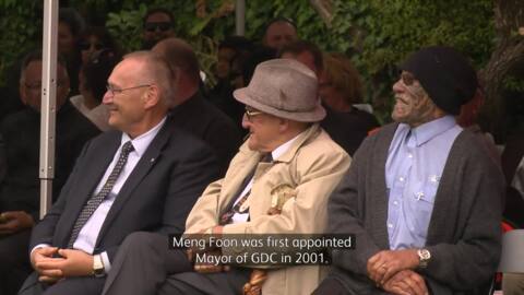 Video for Retiring Māori speaking mayor says te reo available to all