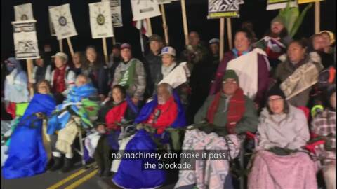Video for Kanaka Maoli protecting Mauna Kea send support to Ihumātao