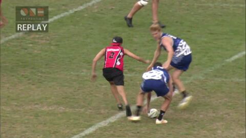 Video for 2019 Bunnings Junior National Touch Champs, Under 18 Boys, Auckland v Canterbury. 