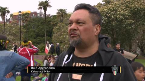 Video for Marches demonstrate increasing support for te reo