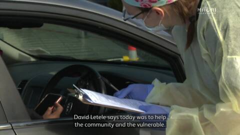 Video for Drive-thru flu jab station puts smiles on South Auckland faces