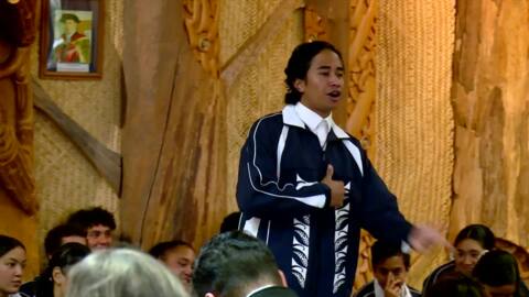 Video for Te Arawa rangatahi compete at Ngā Manu Kōrero regional comp 