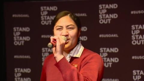 Video for Stand up Stand out 19, Gabby Faapuea