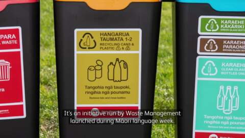 Video for Bilingual bins ensure no words wasted 