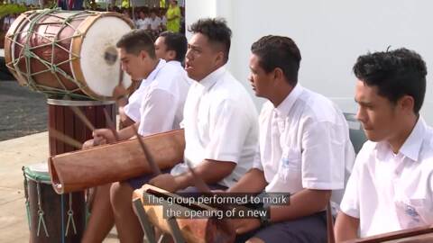 Video for Tereora College from Rarotonga en-route to Polyfest