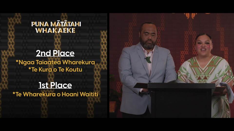 Video for Ngā Kapa Haka Kura Tuarua o Aotearoa 2022 - Prize Giving, Ūpoko 40