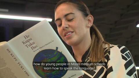 Video for Renowned Māori linguist shares knowledge at international conference