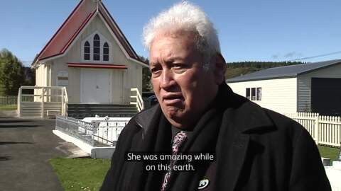 Video for Aunty Bea taken to Te Takinga Marae 