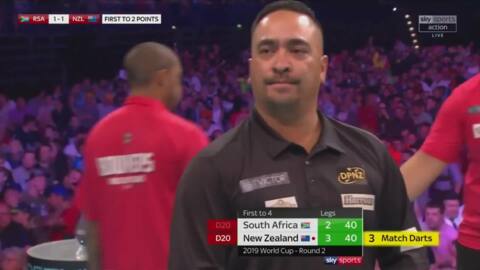 Video for Historic result for NZ darts duo