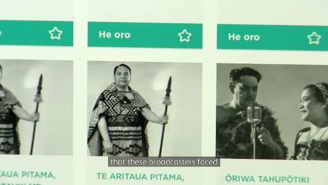 Video for Kua hā anō ai te pātaka reo pāpāho Māori ō mua