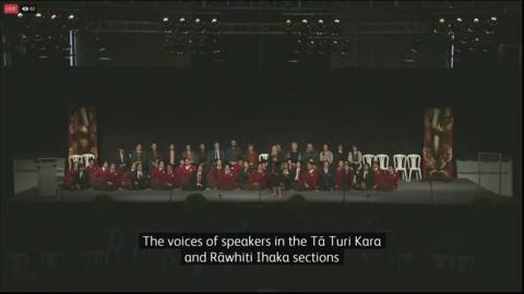 Video for Junior students take to Manu Kōrero stage