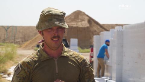 Video for ANZAC&#039;s build giant plastic house in Iraq for Christmas