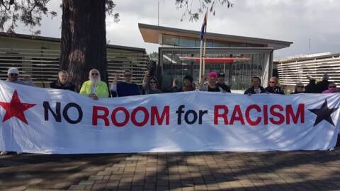 Video for Gisborne locals rally against racism