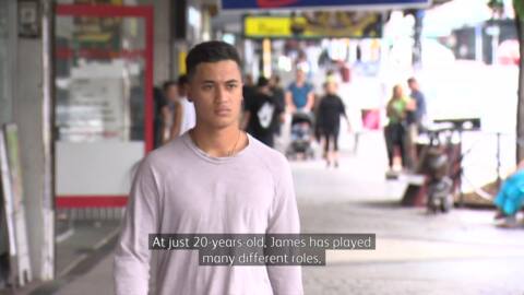 Video for James Rolleston is on the comeback trail