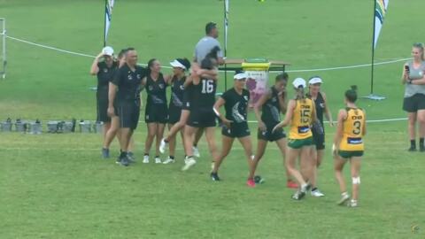 Video for Australia weather storm for Touch World Cup glory