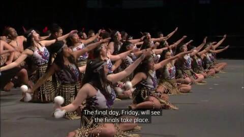 Video for Secondary kapa haka nationals to welcome the masses