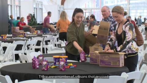 Video for Auckland Mission ringawera to feed 1,600 for Christmas