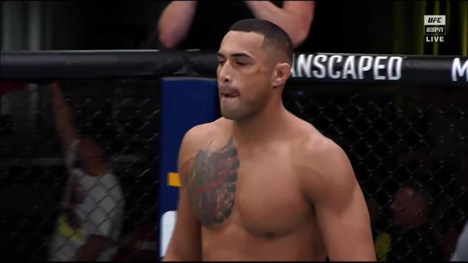 Video for Carlos Ulberg secures emphatic first round TKO victory in UFC Vegas 57