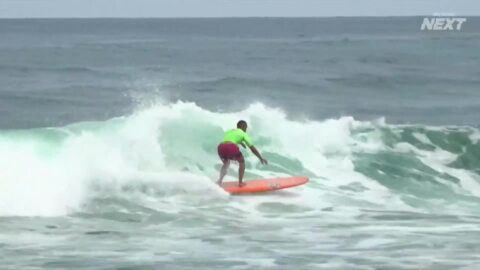 Video for Te Reo champion claims third national surfing title