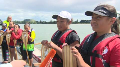 Video for Manuwairere preparing for their first Waka Ama nationals