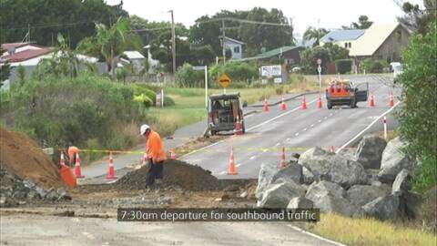 Video for Detours in place for Kaitāia highway washout