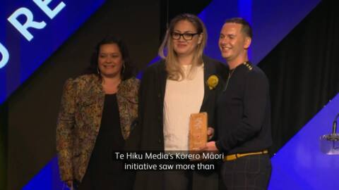 Video for Innovation recognised at Ngā Tohu Reo Māori - Full Results