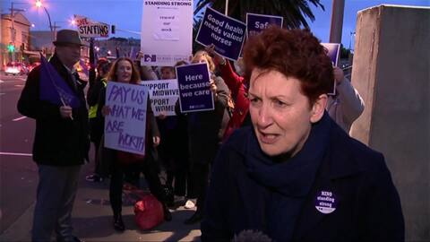 Video for 30,000 nurses and healthcare workers walk off the job today