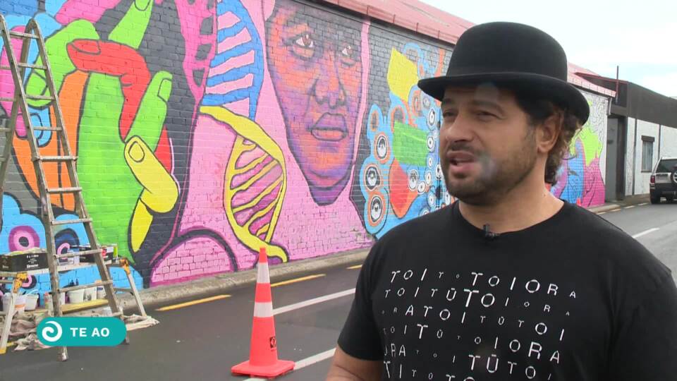 Video for New mural helping to heal Pukekohe’s racist past