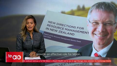Video for Government recognises Māori role in laws to replace Resource Management Act