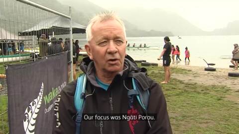 Video for Secondary school waka ama champs: a dramatic day 2