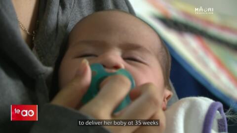 Video for First-time mother with cancer gives birth at 35 weeks 
