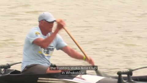 Video for Veteran paddler supports next generation