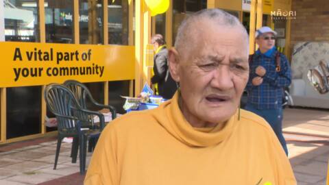 Video for Huntly Kuia shaves head for Daffodil Day