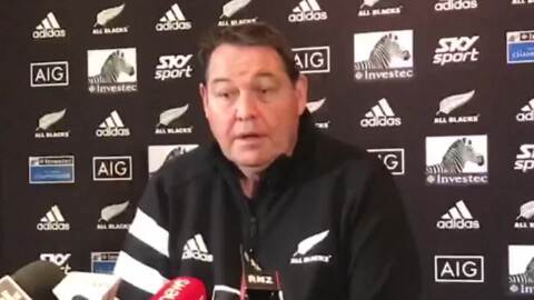 Video for ‘We’ve got to get everybody back on the same page” - Steve Hansen