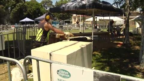 Video for Rotorua Sculpture Symposium&#039;s last day on Sunday 