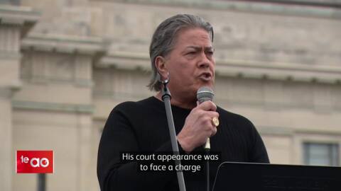 Video for Bishop Brian Tamaki and Hannah Tamaki arrested, charged over protest rally