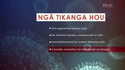 Video for Funeral directors disapprove of new tangihanga restrictions