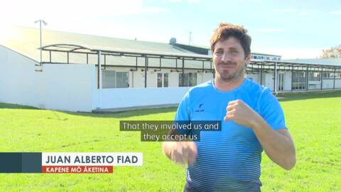 Video for Deaf Blacks vs Argentina rugby series kicks off