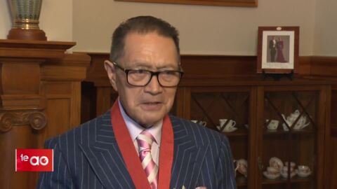 Video for Cultural authority Sir William Pou Temara knighted at Government House