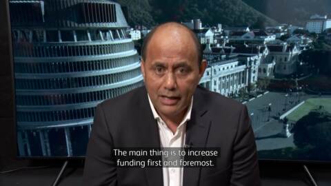 Video for Te Reo Māori and Māori media priorities for new Māori Development Minister 