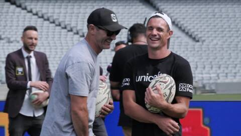 Video for Dan Carter says Liam Messam inspired his last kick in test rugby