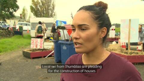 Video for Police prepare to clear Ihumātao protesters