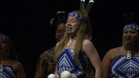 Video for Ko Te Pou o Mangatāwhiri te toa o te whakataetae haka o Tainui