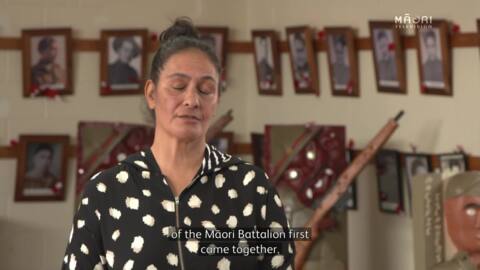 Video for Māori Battalion Hall sadly empty for ANZAC