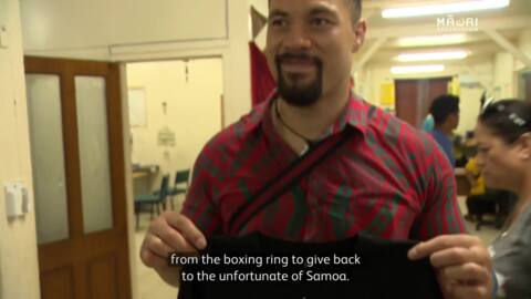 Video for NZ Samoans return to support their homeland