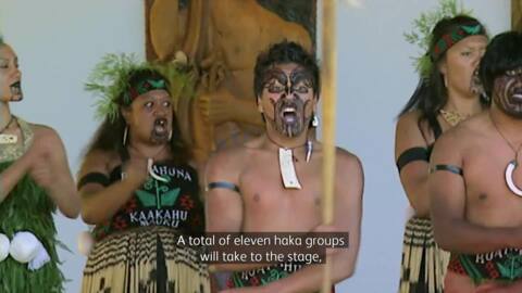 Video for Tekau mā tahi ngā kapa haka ka tū ki te Hui Ahurei 2018