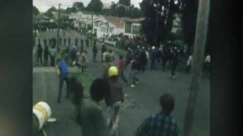 Video for 38 years since Springbok tour protests