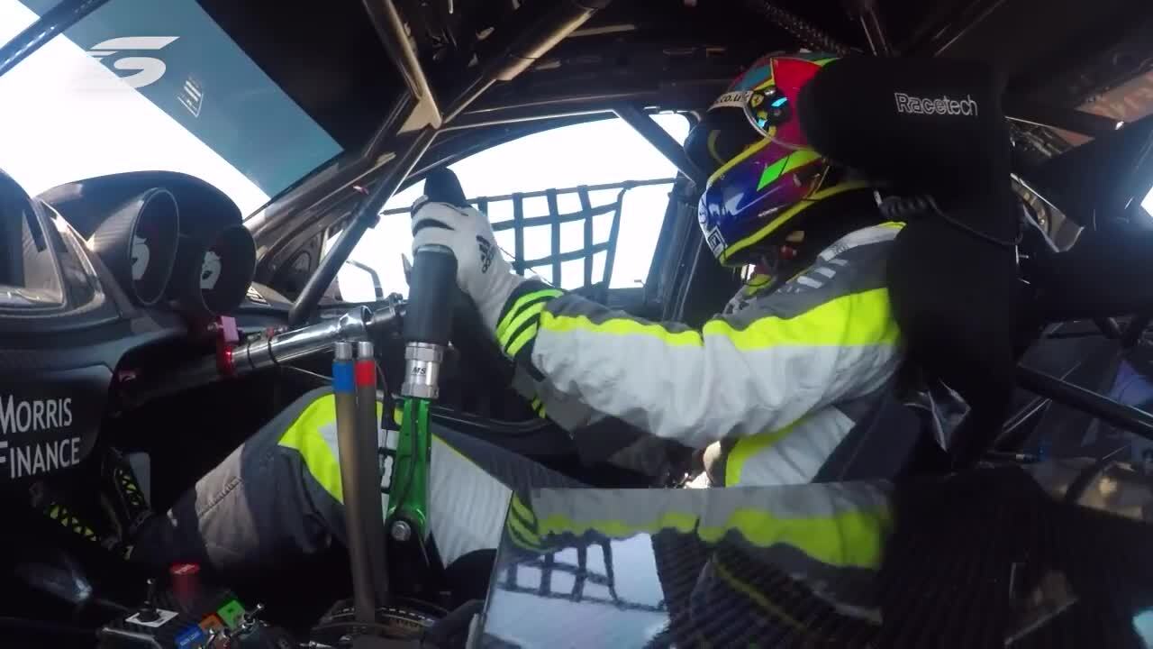 Onboard Abbie Eaton Supercars Test